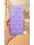 Samsung Galaxy A32-LİLA Lale Desenli Silikon Darbe Emici Klasik Korumalı Rubber Kılıf 2