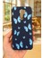 Xiaomi Redmi 9 Uyumlu Mavi Kelebek Desenli Silikon Darbe Emici Klasik Korumalı Rubber Kılıf 2