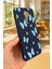 Xiaomi Redmi 9 Uyumlu Mavi Kelebek Desenli Silikon Darbe Emici Klasik Korumalı Rubber Kılıf 3