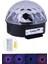 Hoparlör Disco Sahne Disko Topu Bluetooth USB LED Işıklı Mp3 Disko 2