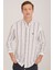 Erkek Ncb Çizgili Keten Gömlek 1