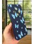 Tecno Spark 30C Uyumlu Mavi Kelebek Desenli Silikon Darbe Emici Klasik Korumalı Rubber Kılıf 3