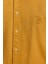 Erkek Hardal Sarısı Keten Gömlek 4
