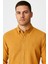 Erkek Hardal Sarısı Keten Gömlek 5