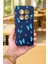 Xiaomi Redmi Note 14 Pro 4g-Mavi Kelebek Desenli Silikon Darbe Emici Klasik Korumalı Rubber Kılıf 2