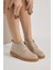 Bağcıklı Bilek Boy Klasik Termo Taban Bot - Krem Süet - 37 1