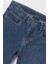 Erkek Çocuk 10-18 Yaş Regular Fit Denim Pantolon 543 Lacivert 4