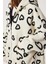 Kapüşonlu Kalpli Oversize Peluş Mont LCI0058 Ekru 4