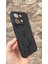 Redmi 15C Uyumlu Siyah Kelebek Desenli Silikon Darbe Emici Klasik Korumalı Rubber Kılıf 3