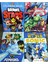 4 Adet Stickerli Boyama Kitabı (Sonic,browstar,süper Kahramanlar,pijamask Figürlü) 1