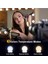 Hollywood Vanity USB LED Makyaj Aynası Işıkları 3 Renkli 10 LED Ampul 4,5 mt 3