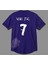 Vinicius Jr. 2023-24 Sezon Real Madrid Mor Güllü Özel Tasarımlı Yetişkin Forması 1