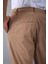 Roy Regular Fit Beli Lastikli Fitilli Kadife Kumaş Fermuarlı Jogger Erkek pantolon - Bej 7