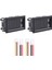 2pcs Dijital Voltmetre Ammetre Dc 100V 10A Amp Voltaj Akım Ölçer Test Cihazı Mavi + Kırmızı Çift LED Ekran Paneli Bağlantı Kabloları (Yurt Dışından) 4