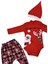 Kırmızı Yılbaşı Yenidoğan Noel Baba Bebek Takım 2