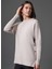 Bisiklet Yaka Düz Gri Kadın Tunik M1MZ1030240013 3