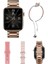 Yeni Nesil Kadın Akıllı Saat Rose Gold Android ve Ios Uyumlu - M969R969-K18969 3