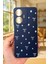 Realme C55 Uyumlu Mini Fiyonk Desenli Silikon Darbe Emici Klasik Korumalı Rubber Kılıf 2