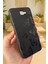 Samsung Galaxy J7 Prime Uyumlu Siyah Kelebek Desenli Silikon Darbe Emici Rubber Kılıf 3
