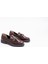 2122 Kadın Bordo Rugan Loafer Ayakkabı 1