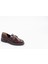 2122 Kadın Bordo Rugan Loafer Ayakkabı 3