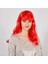 Kırmızı Renk Uzun Dalgalı Parti Peruğu 1