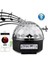 LED Işık Disko Topu Bluetooth Hoparlörlü USB Müzik Çalar Kumandalı - M586B227-N10586 5
