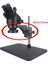 Stereo Mikroskop Kafa Tutucu Odak Ayar Kolu Mikroskop Yüzük Arbor Stand Braket Çapı 76MM 25MM Aksesuarlar (Yurt Dışından) 5
