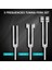 4 Paket Tutma Çatal Seti (128Hz, 256Hz, 512Hz) Sesli Ses Titreşim Aracı Için Tuning Fork Hammer ile Gümüş, Gümüş (Yurt Dışından) 3