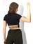 Bel Lastik Detaylı Body Crop Kısa Kollu 8