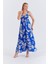 Askılı Viscon Elbise - Saks 3