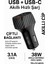 TD-CC4013 38W Çift Girişli Araç Şarj Cihazı USB + Type-C 3.1A Hızlı Şarj Akıllı Çip 1