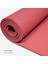 Çift Çizgi Tasarımlı Tpe Yoga Pilates Matı 8 mm Kaymaz Hafif Taşınabilir - Bordo 2