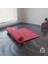 Çift Çizgi Tasarımlı Tpe Yoga Pilates Matı 8 mm Kaymaz Hafif Taşınabilir - Bordo 3