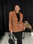 Taba Süet Blazer Ceket 1