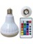 Lamba Hoparlör Ampül Görünümlü Renk Değiştirebilen Android ve Ios Uyumlu - M270R456-K48270 2