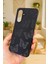 Samsung Galaxy A26 Uyumlu Siyah Kelebek Desenli Silikon Darbe Emici Klasik Korumalı Rubber Kılıf 3