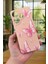 Xiaomi Redmi 13 4g Pembe Kelebek Desenli Silikon Darbe Emici Klasik Korumalı Rubber Kılıf 1