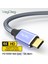 USB 3.1 Type-C PD 100W 5A 10Gbps 4K 60Hz Destekli Kablo 1 Metre 2