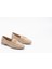 Kadın Ekru Tokalı Loafer Ayakkabı 1