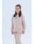 Kız Çocuk Şardonlu Dalgıç Kumaş Eşofman Takımı (Sweatshirt + Tayt) 5