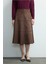 Moda Tutkusu Süet Midi Etek Kahve 127M2273000 2