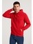 Üç Iplik Kapüşonlu Kanguru Cepli Sweatshirt Hoodie 5