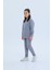 Kız Çocuk Şardonlu Dalgıç Kumaş Eşofman Takımı (Sweatshirt + Tayt) 2