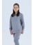 Kız Çocuk Şardonlu Dalgıç Kumaş Eşofman Takımı (Sweatshirt + Tayt) 4