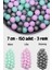7 cm Top Havuzu Topu 150 Adet Mint, Lila, Gri 1
