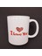 I Love You Baskılı Bardak 1