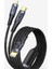 K674 2in1 Şeffaf 130CM 60W Tip-C → (Tip-C + Lightning) Data Kablosu 1