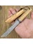 Damascus Tanto Japon Edc Zeytin Ağacı Sap 2
