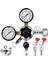CGA-320 Keg Regülatörü, 1/4inch ve 5/16 Inç Konektörlü Kegeratör Basınç Regülatörü Için Çift Aşamalı Gösterge Co2 Regülatörü (Yurt Dışından) 1